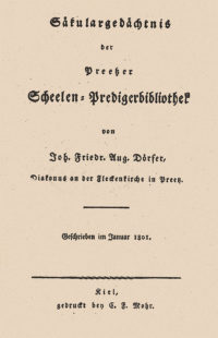 Adeliges Kloster Preetz · Predigerbibliothek
